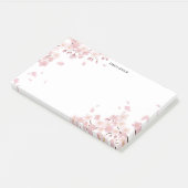 Notes Post-It® personnalisées en fleur de cerisier (Incliné)