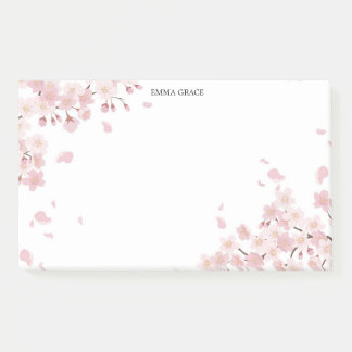 Notes Post-It® personnalisées en fleur de cerisier