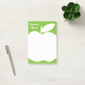 Notes Post-it® personnalisées en vert pomme (Bureau)