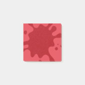 Notes Post-it® personnalisées Splash Rouge Tomate (Devant)