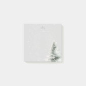 Notes post-it personnalisées sur le thème de l'hiv (Devant)