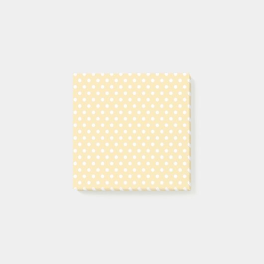 Notes Post-it Pois orange clair (Devant)