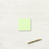 Notes Post-it Pois vert clair (Sur un bureau)