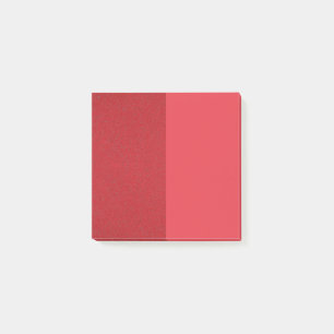 Notes Post-It® pour Carré texturé rouge à double f