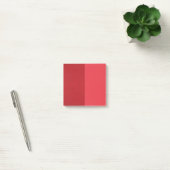 Notes Post-It® pour Carré texturé rouge à double f (Bureau)