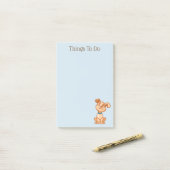 Notes post-it pour chien mignon (Sur un bureau)