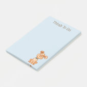 Notes post-it pour chien mignon (Incliné)