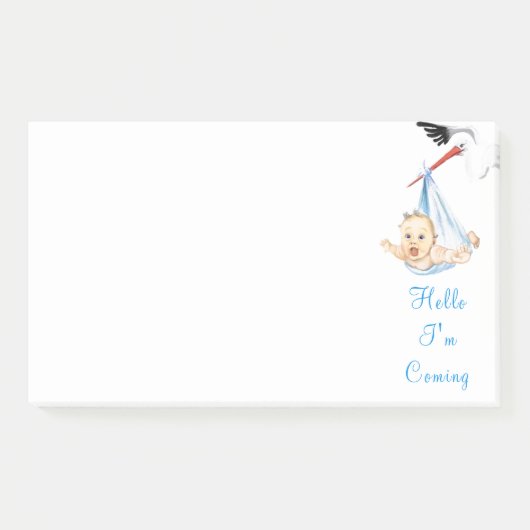 Notes post-it® pour la cigogne et le bébé (Devant)