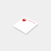 Notes Post-it pour la Saint-Valentin Post-it (Incliné)