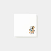 Notes Post-it® pour le chien de café (Devant)