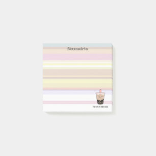 Notes post-it pour le petit lait Boba