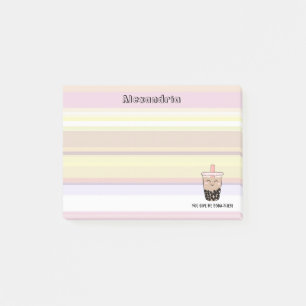 Notes post-it pour le petit lait Boba