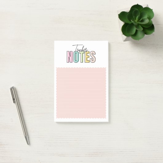 Notes post-it® pour l'enseignant (Bureau)