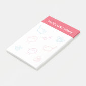 Notes post-it® pour les abeilles et les poussins e (Incliné)