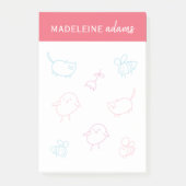 Notes post-it® pour les abeilles et les poussins e (Devant)