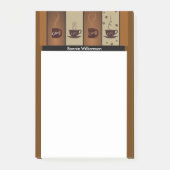 Notes Post-it® pour les amateurs de café (Devant)