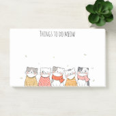 Notes post-it pour les chats mignons (Bureau)