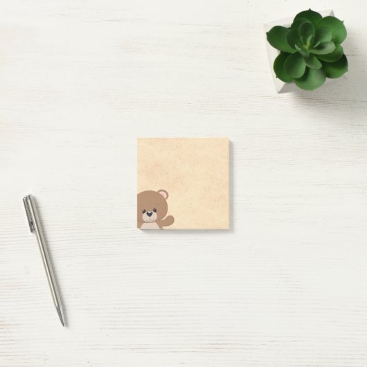 Notes Post-it® pour les notes collantes à l'ours m (Bureau)
