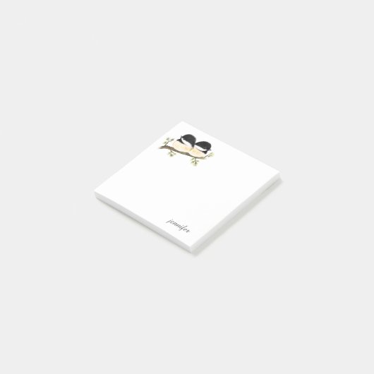 Notes Post-it® pour les oiseaux de poulet simples (Incliné)