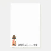 Notes post-it pour papa Redbone (Devant)