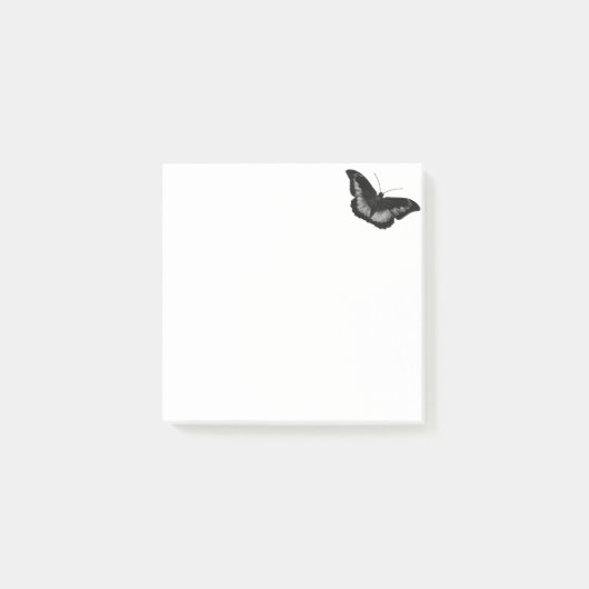 Notes Post-it® pour papillon noir (Devant)