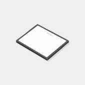 Notes Post-it® pour Polka Bordure Noire (Incliné)