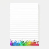 Notes Post-it® Rainbow Chalk Dust 3M (Devant)