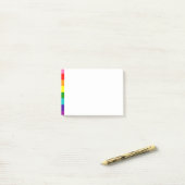 Notes post-it Retro Rainbow 8 Pride (Sur un bureau)