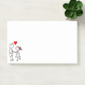 Notes post-it® romantiques en couple (Bureau)