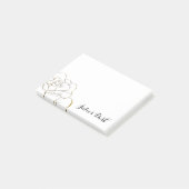 Notes post-it Rose or customisé (Incliné)