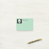 Notes Post-it® Samoyed 4 x 3; Des notes en mémoire (Sur un bureau)