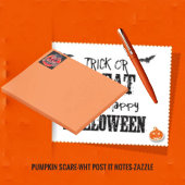 Notes post-it Scare-Wht citrouille