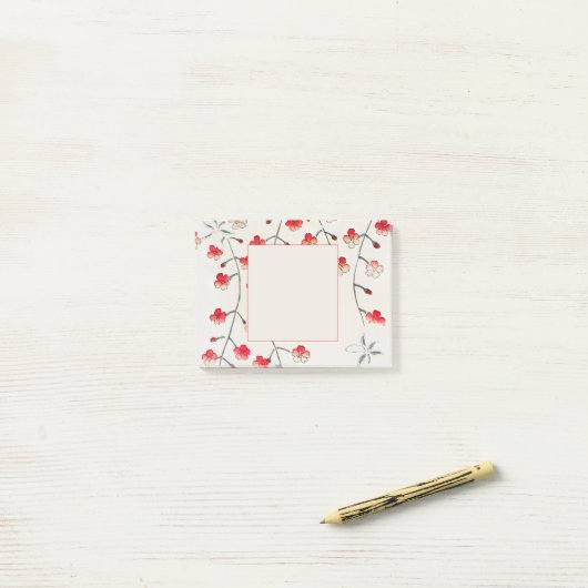 NOTES POST-IT : SEITEI : CHERRY BLOSSOMS (Sur un bureau)