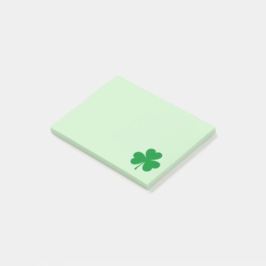 Notes post-it shamrock (Incliné)