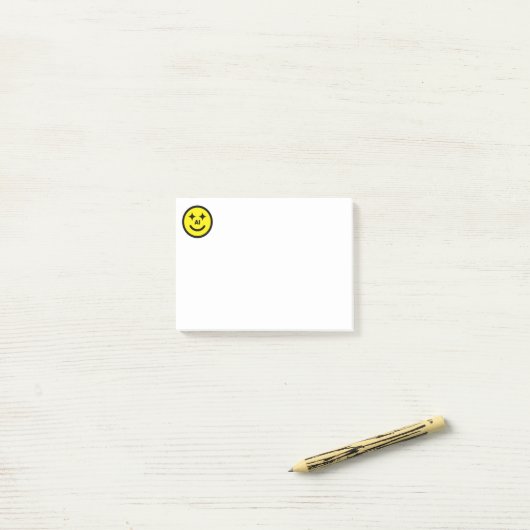 Notes Post-it® Smiley Face AI™ (Sur un bureau)