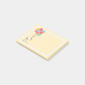 Notes post-it Snoopy and Balloons (Incliné)