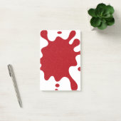 Notes Post-it® Splash Rouge Tomate Personnalisable (Bureau)