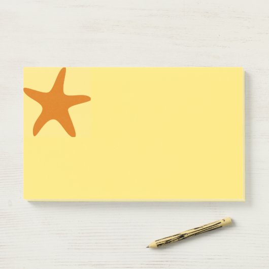 Notes post-it Starfish (Sur un bureau)