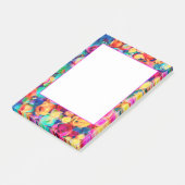 Notes Post-it® sur cadre Rose coloré (Incliné)