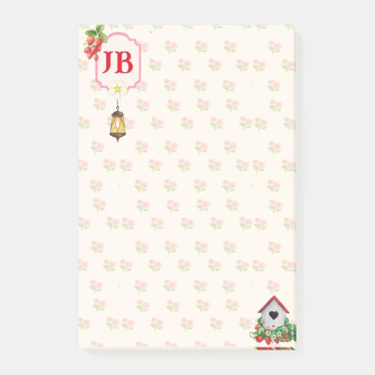 Notes Post-it® sur fraise personnalisées (Devant)