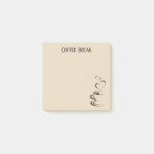 Notes post-it sur la pause café (Devant)