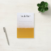Notes Post-it® sur la texture de la bière (Bureau)