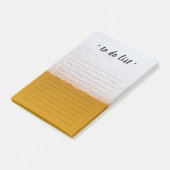 Notes Post-it® sur la texture de la bière (Incliné)