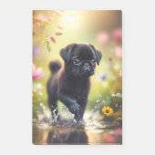 Notes Post-it® sur le chiot carlin (Devant)