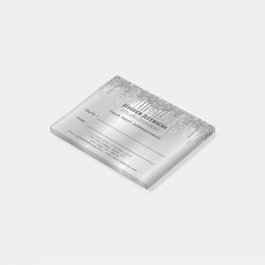 Notes post-it® sur le rendez-vous des coups de fou (Incliné)