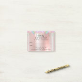 Notes Post-it® sur le rendez-vous des ongles (Sur un bureau)