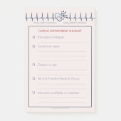 Notes post-it sur le rendez-vous d'un médecin CHD (Devant)