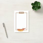 Notes Post-It Teckel Hot Dog (Bureau)