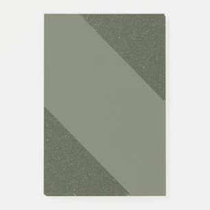 Notes post-it texturées Moss Green