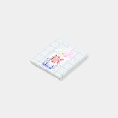 Notes post-it uniques sur la glace rasée japonaise (Incliné)